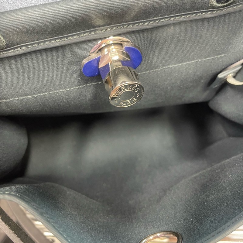 Hermes愛馬仕 herbag31 藍拼藏青 Y刻 肩背包-9