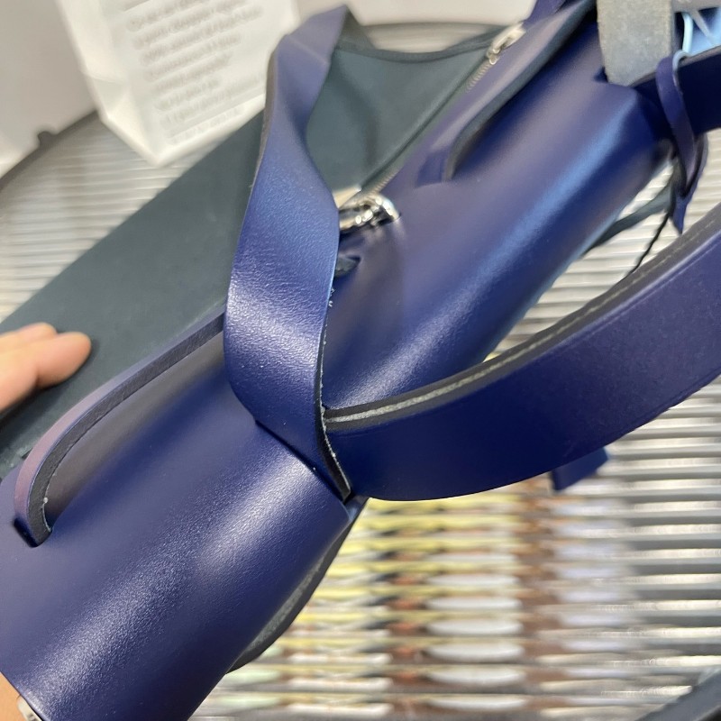 Hermes愛馬仕 herbag31 藍拼藏青 Y刻 肩背包-14