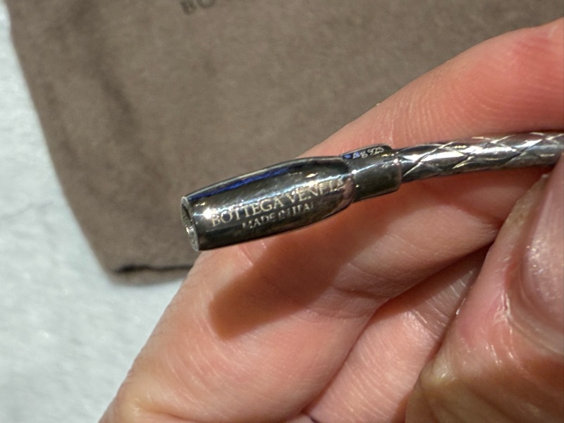 BOTTGA VENETA 二手閒置 純銀手環-4