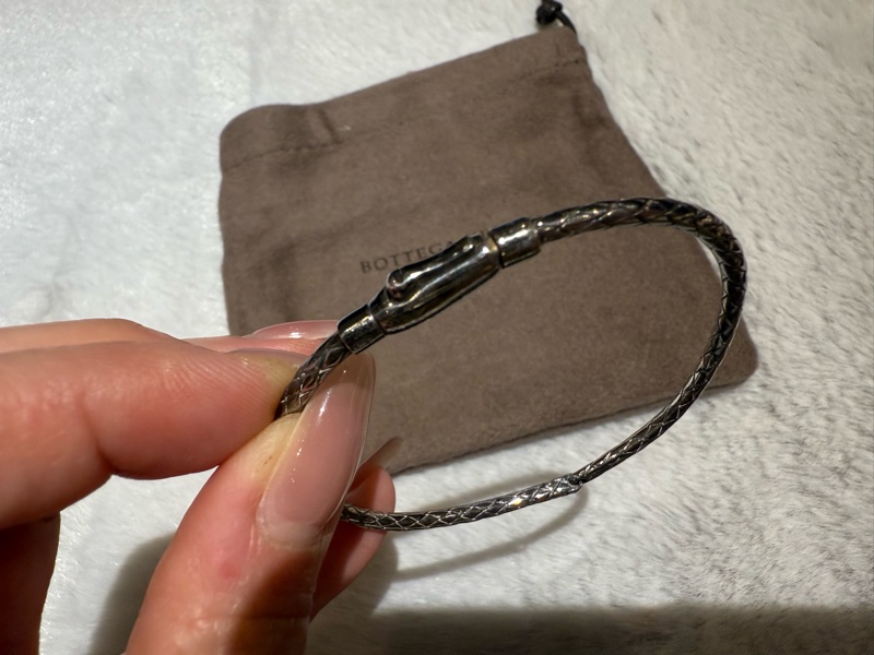 BOTTGA VENETA 二手閒置 純銀手環-5
