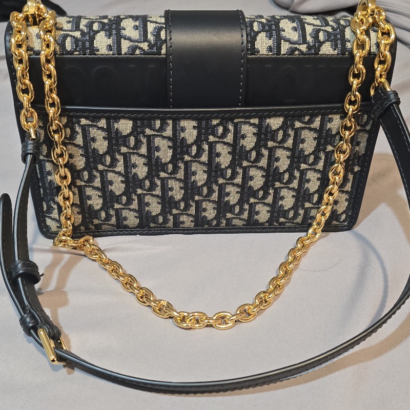 Dior蒙田包30 Montaigne 鏈帶包
藍色 Dior Oblique 緹花-6