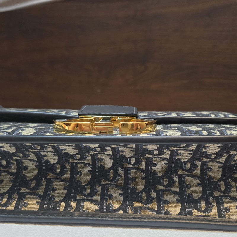 Dior蒙田包30 Montaigne 鏈帶包
藍色 Dior Oblique 緹花-9