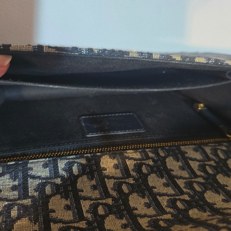 Dior蒙田包30 Montaigne 鏈帶包
藍色 Dior Oblique 緹花-11