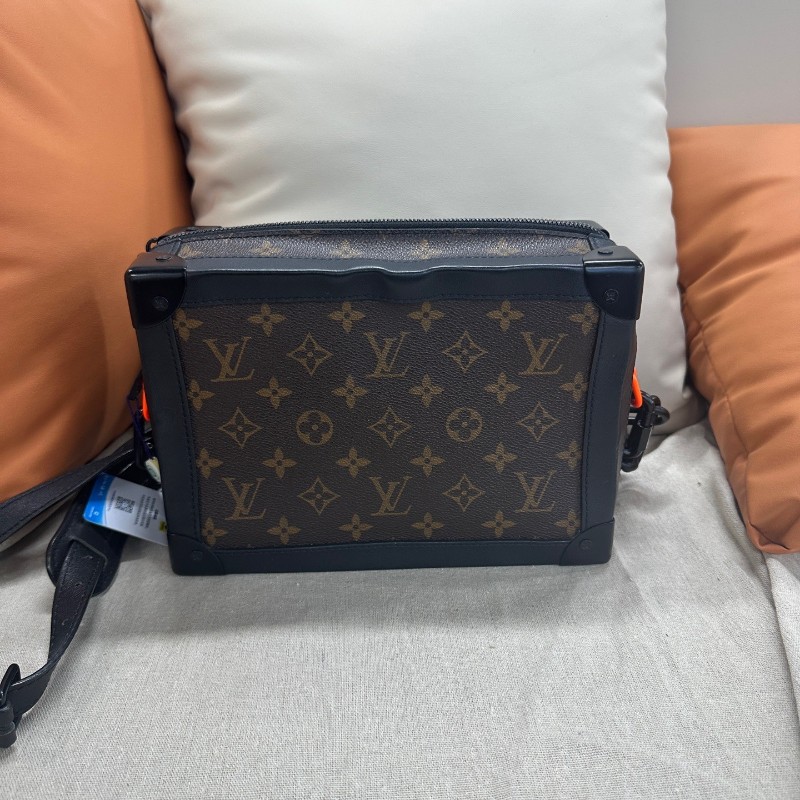 LV/路易威登 Virgil Soft Trunk 老花盒子包 2018 尺寸：25×17×10cm-1