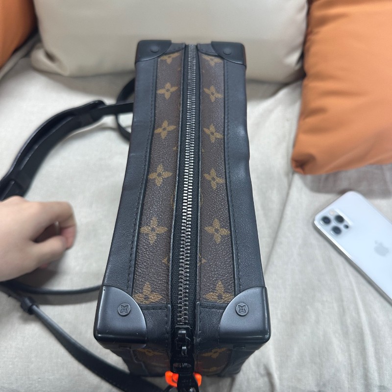 LV/路易威登 Virgil Soft Trunk 老花盒子包 2018 尺寸：25×17×10cm-4