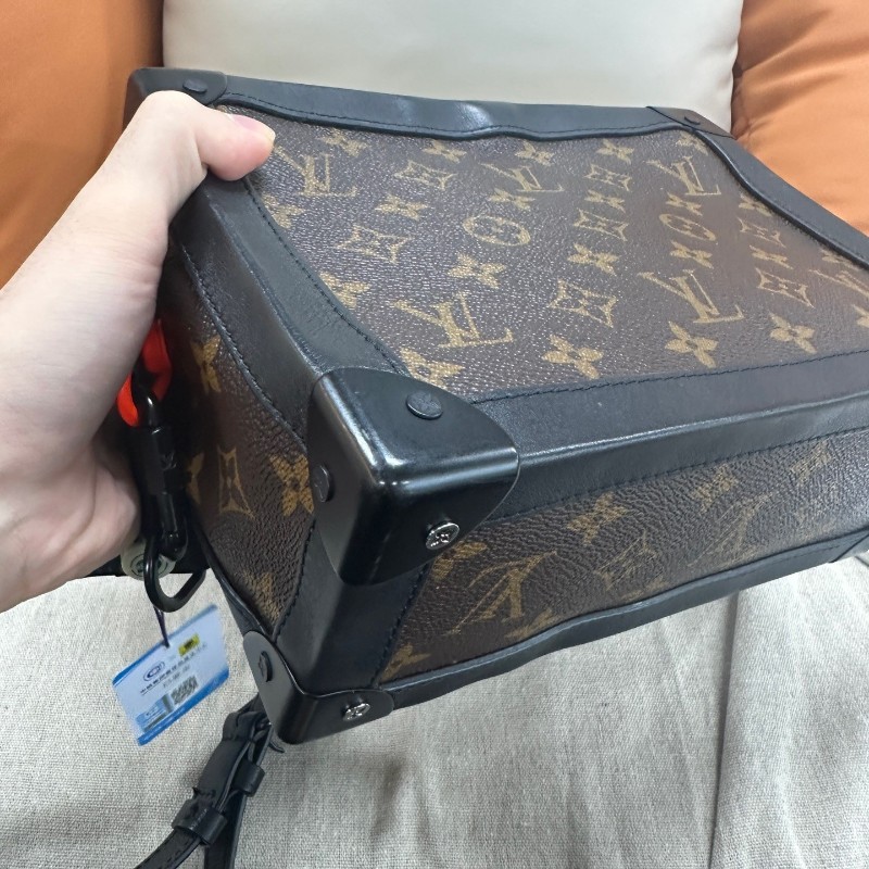 LV/路易威登 Virgil Soft Trunk 老花盒子包 2018 尺寸：25×17×10cm-6