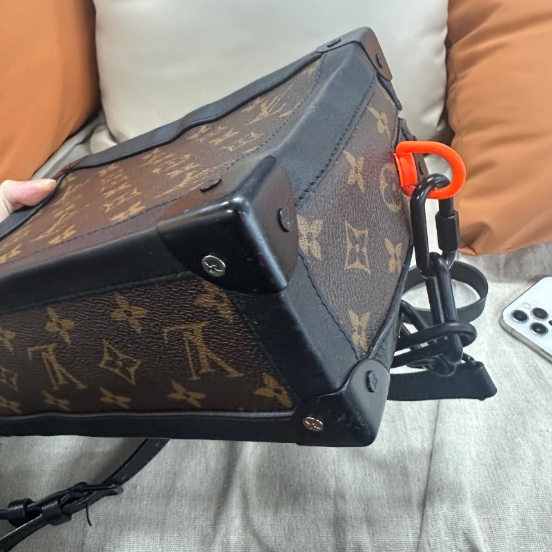 LV/路易威登 Virgil Soft Trunk 老花盒子包 2018 尺寸：25×17×10cm-7