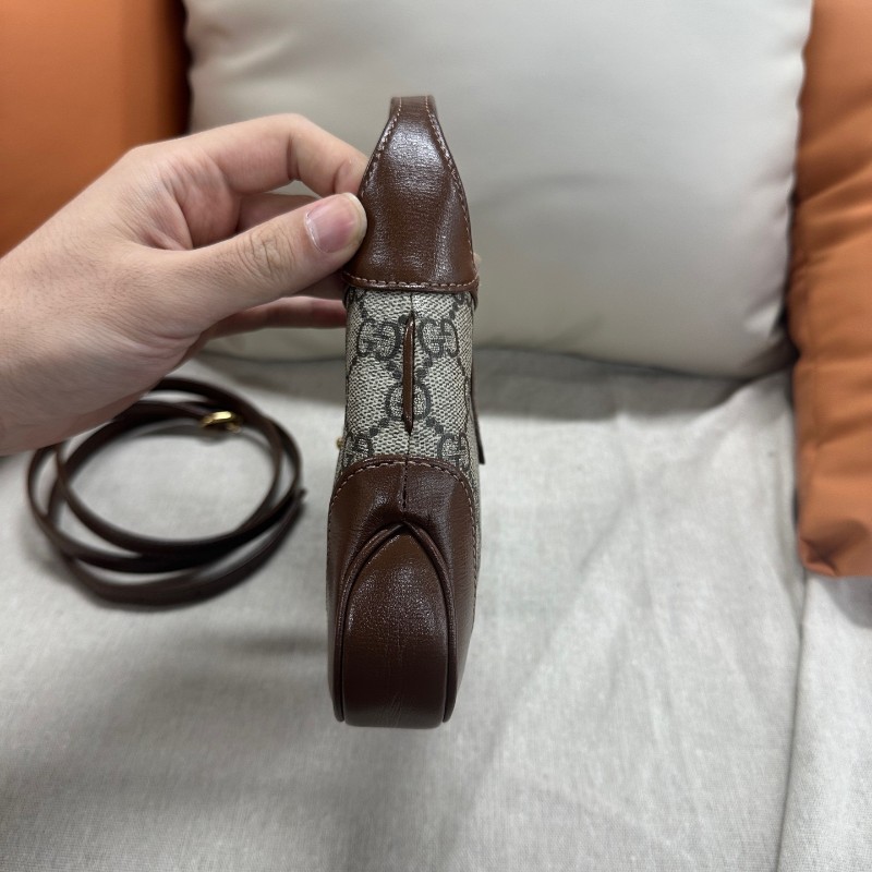 Gucci/古馳 Jackie 1961 mini手提包 肩背包 斜背包 有長肩帶 尺寸:19×3×13-3