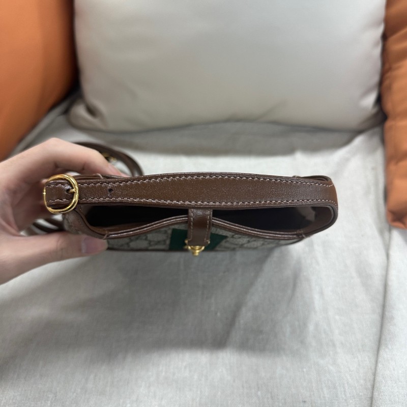 Gucci/古馳 Jackie 1961 mini手提包 肩背包 斜背包 有長肩帶 尺寸:19×3×13-5