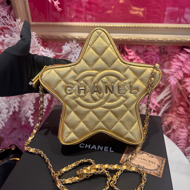 Chanel 星星斜背包/限量款/王吉娜古董精品-0