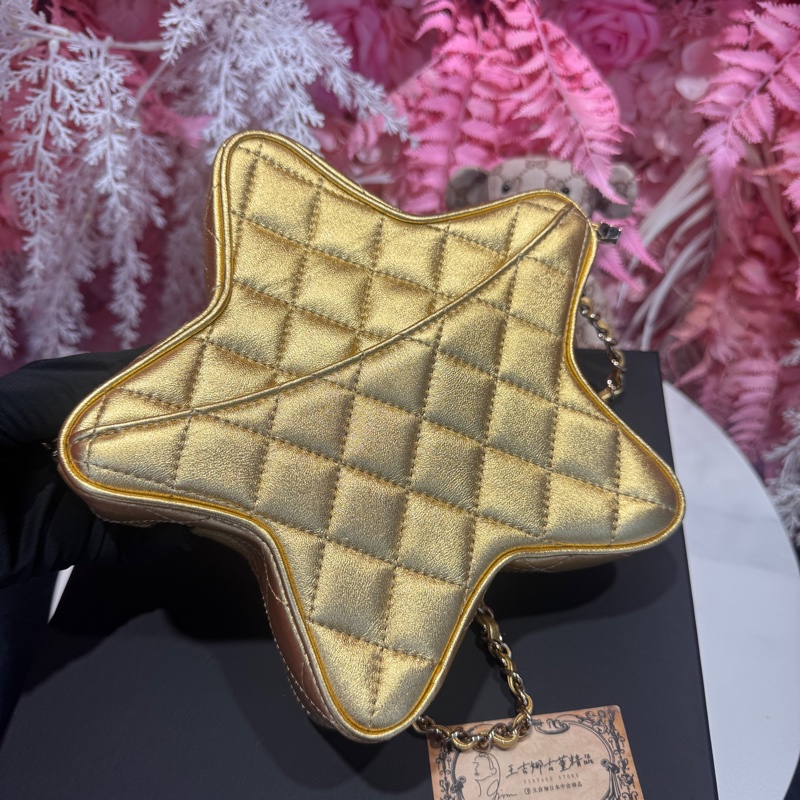 Chanel 星星斜背包/限量款/王吉娜古董精品-3