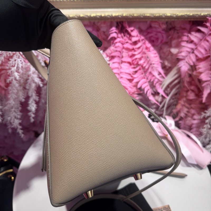 Celine 鯰魚包奶茶色/王吉娜古董精品-4