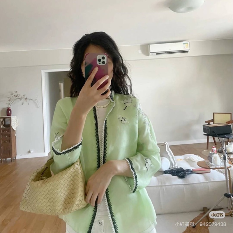 BOTTEGA VENETA BV 葆蝶家 全皮 小雞黃 淡土黃 編織 便當包 飯盒包 手提包 肩背包 側背包 腋下包-4