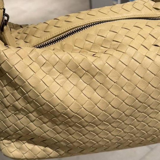 BOTTEGA VENETA BV 葆蝶家 全皮 小雞黃 淡土黃 編織 便當包 飯盒包 手提包 肩背包 側背包 腋下包-20
