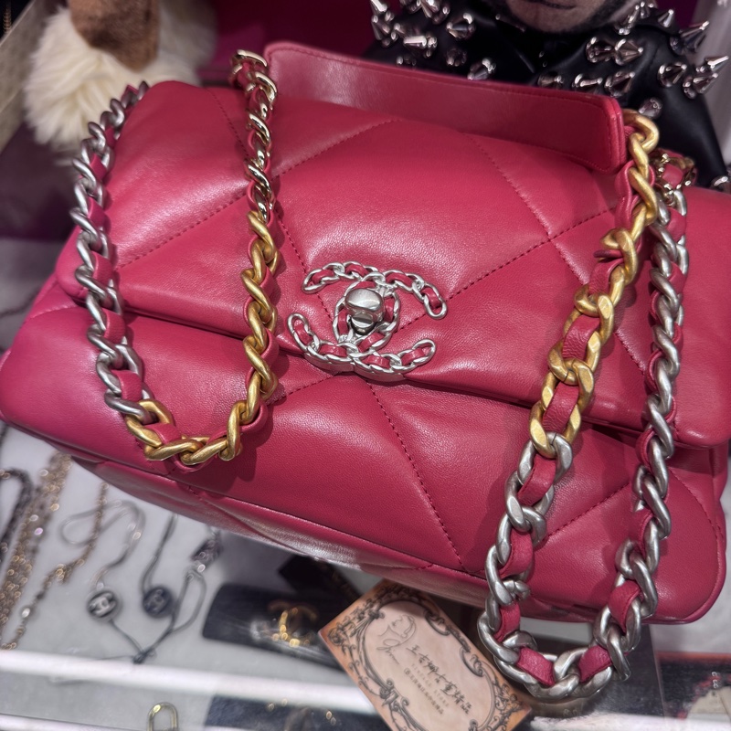 Chanel 19包芯片款最低價/王吉娜古董精品-6