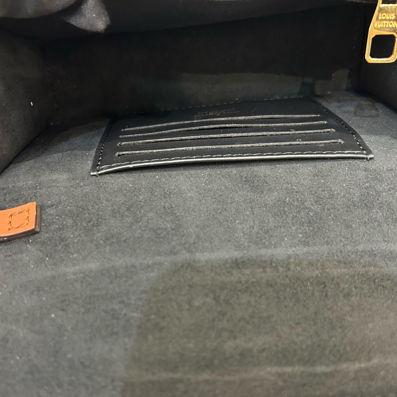 LV拼色老花Dauphine woc 鍊包-8