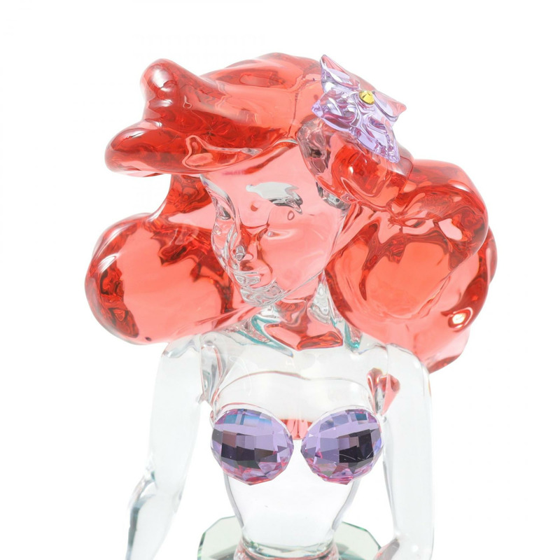 施華洛世奇 小美人魚艾麗兒 小雕像 其他雜貨 水晶 透明 多色 二手 男女通用-3