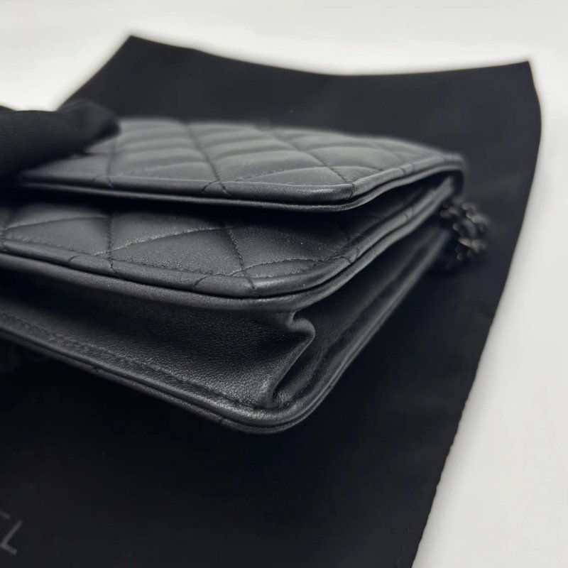 CHANEL 23B SoBlack Woc 19*12*4 99新配件盒子塵袋-3