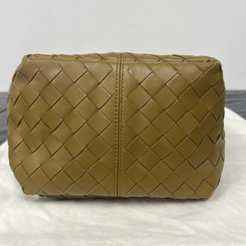 BV 橡子色Intrecciato編織手提水桶包 23*15*18.5 98新配件盒子塵袋-3