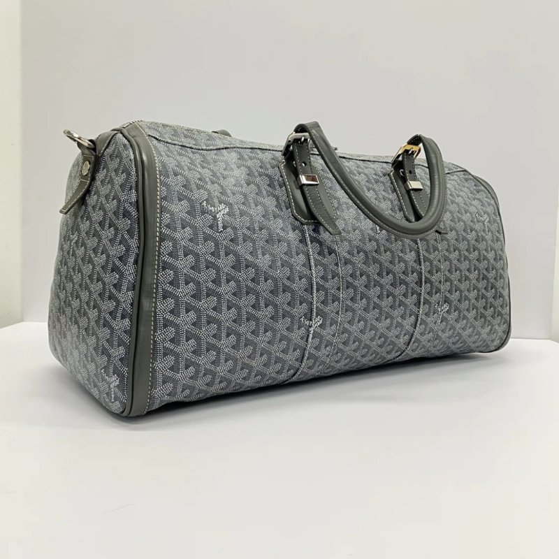 GOYARD Boston老花手提斜背旅行袋 50*30*25 98新配件購證-1
