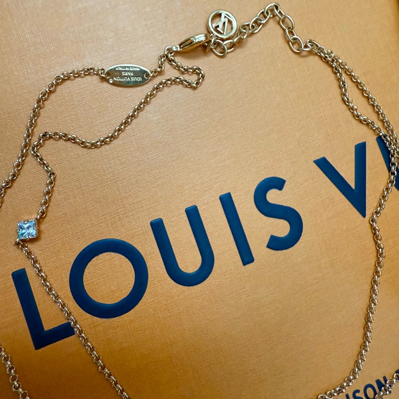 Lv Lady Lv雙鏈項鏈-9