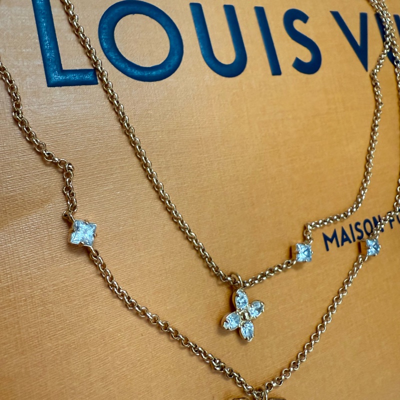 Lv Lady Lv雙鏈項鏈-15