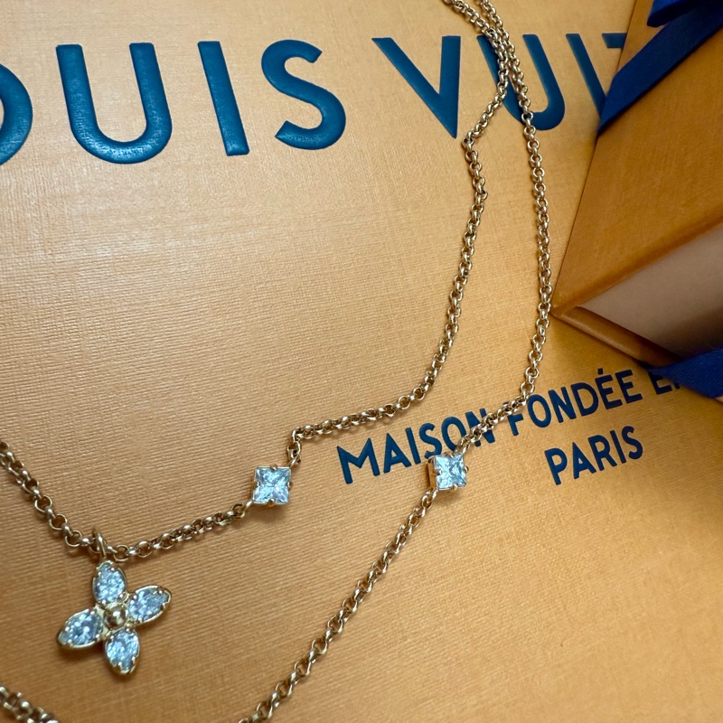 Lv Lady Lv雙鏈項鏈-17