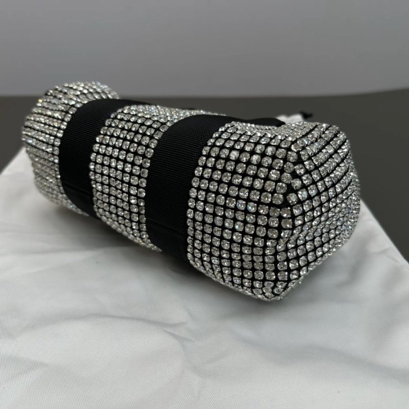 Alexander Wang cruiser帆布水鑽手提包22*14*10 98新配件塵袋-2