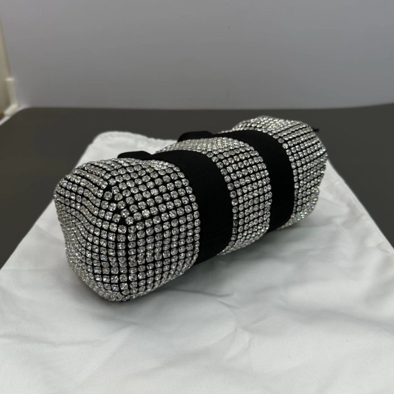 Alexander Wang cruiser帆布水鑽手提包22*14*10 98新配件塵袋-4