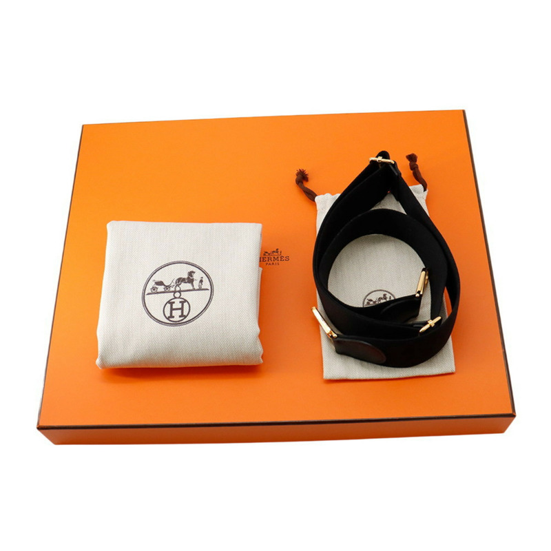 Hermes Hermès Evelyne 3 GM 單肩包，黑色，Taurillon Clemence 皮革，B 印記，黑色-6