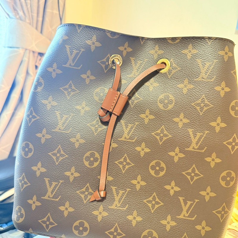 LV neonoe MM 焦糖色 水桶包-0