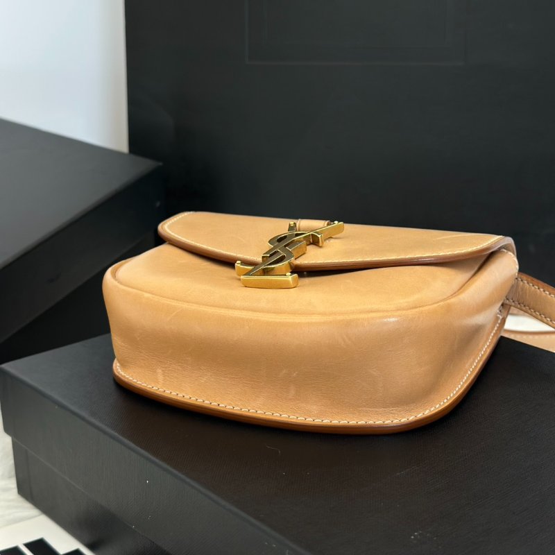 YSL Kaia馬鞍包 - mini奶茶金-5