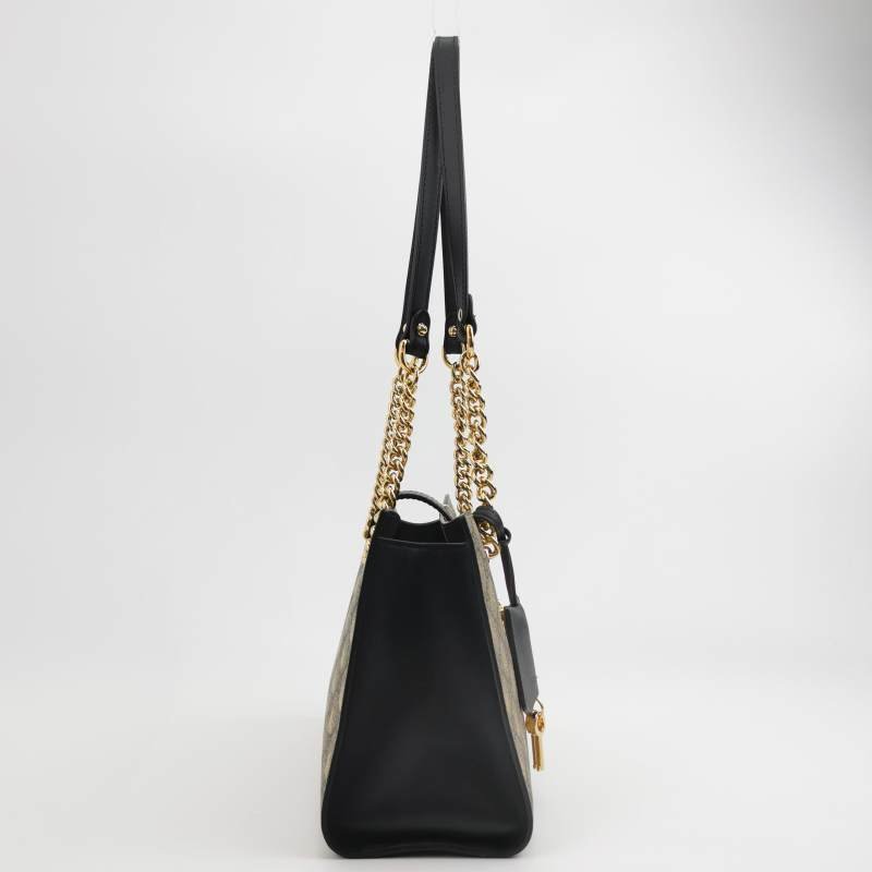 Gucci Padlock 小號 牛皮 蜜蜂 印花 鎖扣 單肩包-3