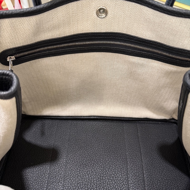 Hermes 89黑T/C皮GardenParty36手提包-3