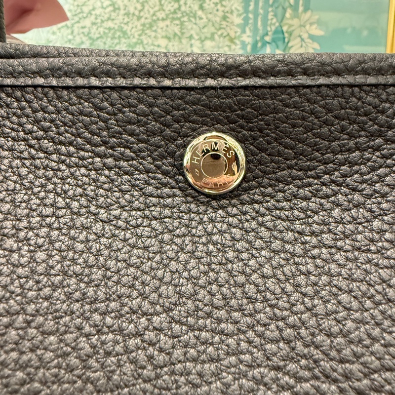 Hermes 89黑T/C皮GardenParty36手提包-4
