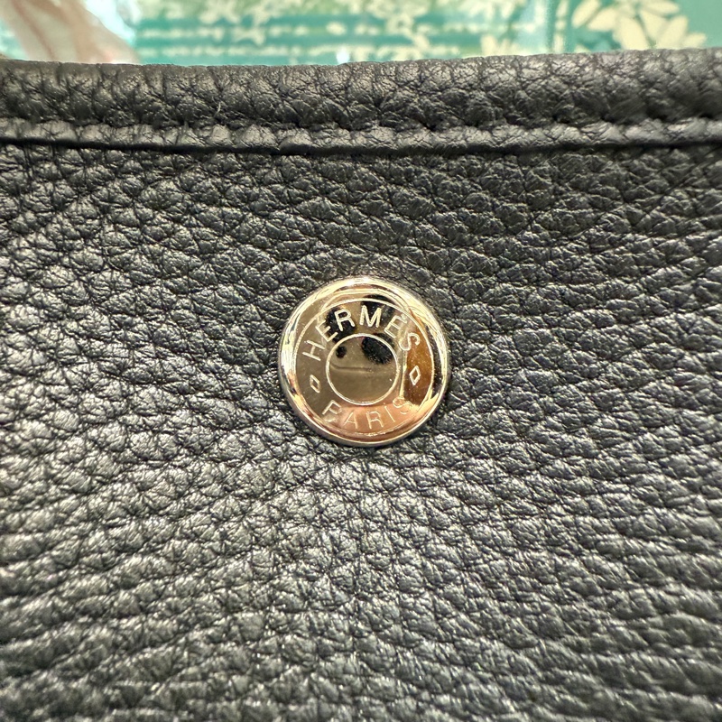 Hermes 89黑T/C皮GardenParty36手提包-5