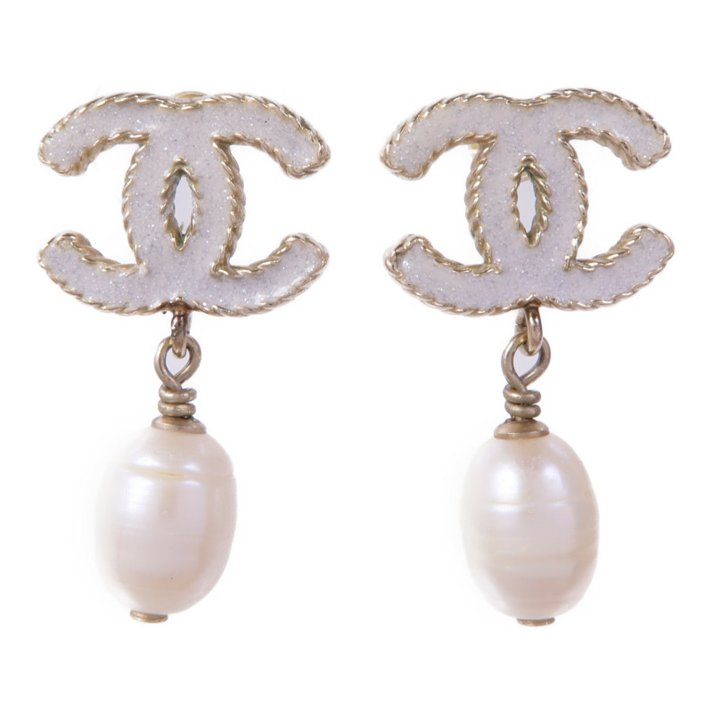CHANEL 金屬/PVC Earrings耳環-0