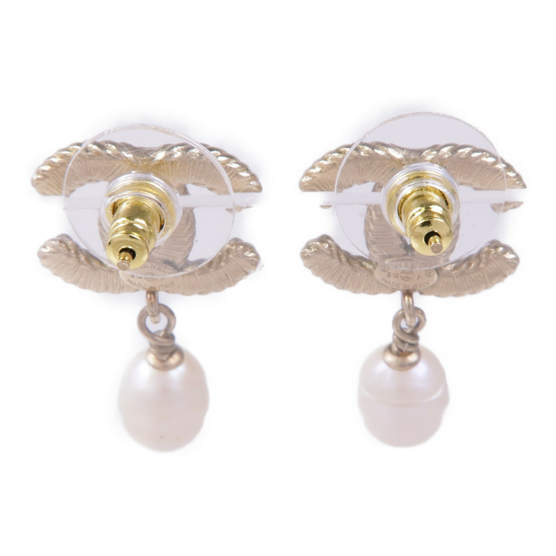 CHANEL 金屬/PVC Earrings耳環-2