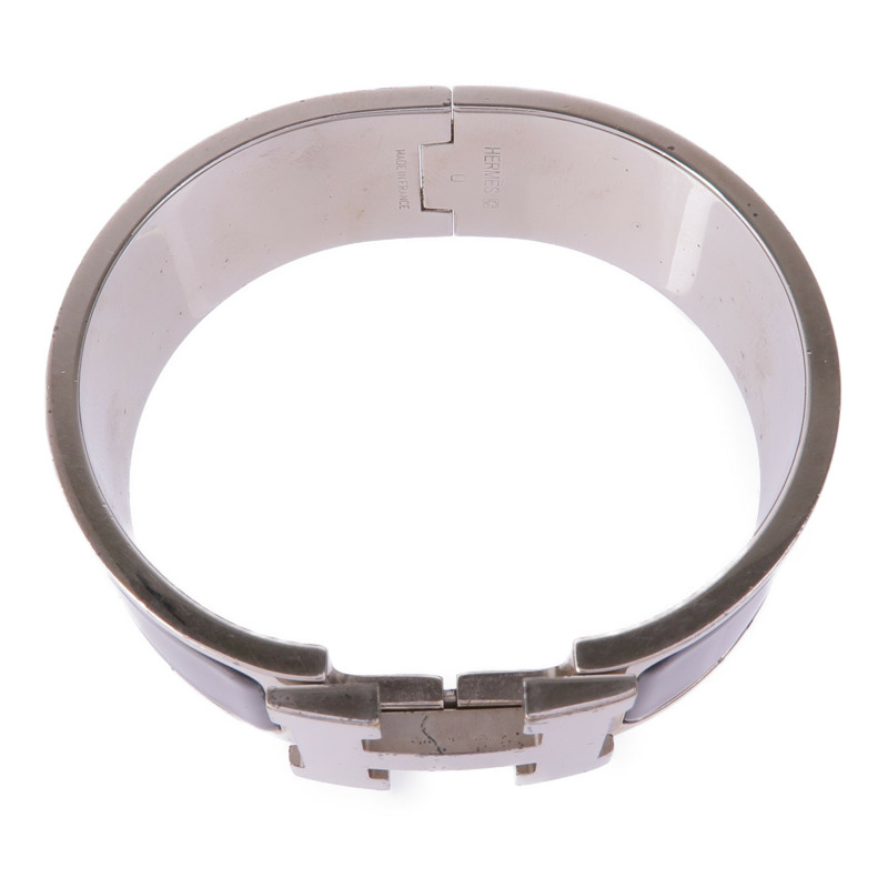 HERMES 金屬/琺瑯Clic-Clac H手鐲-3