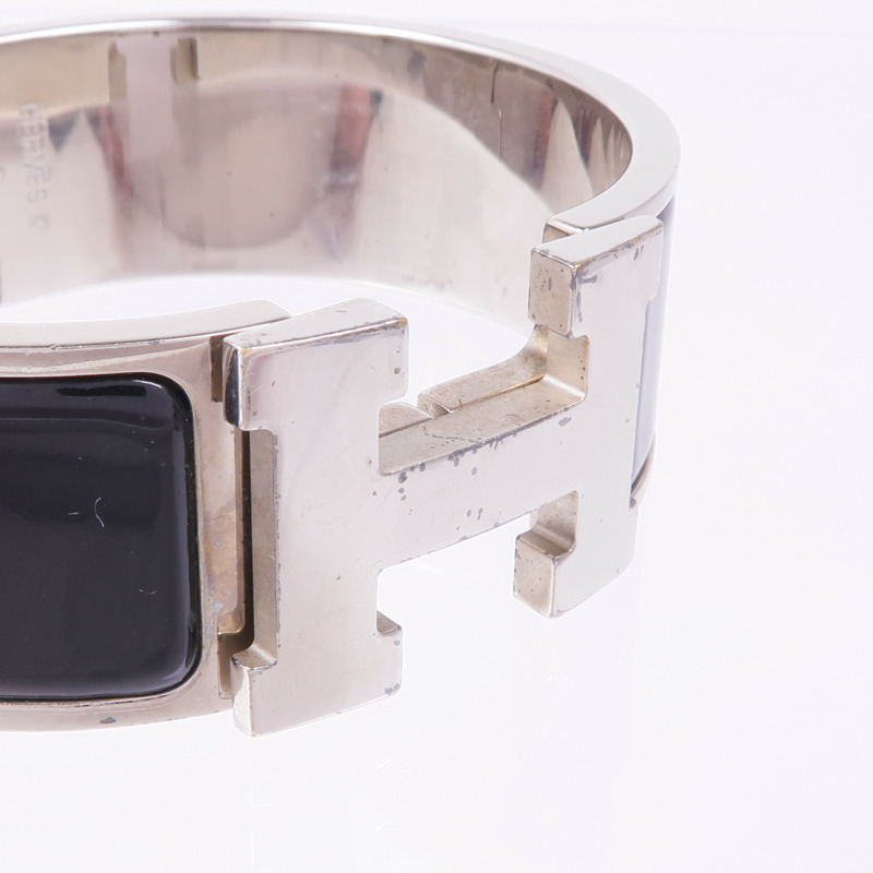 HERMES 金屬/琺瑯Clic-Clac H手鐲-4