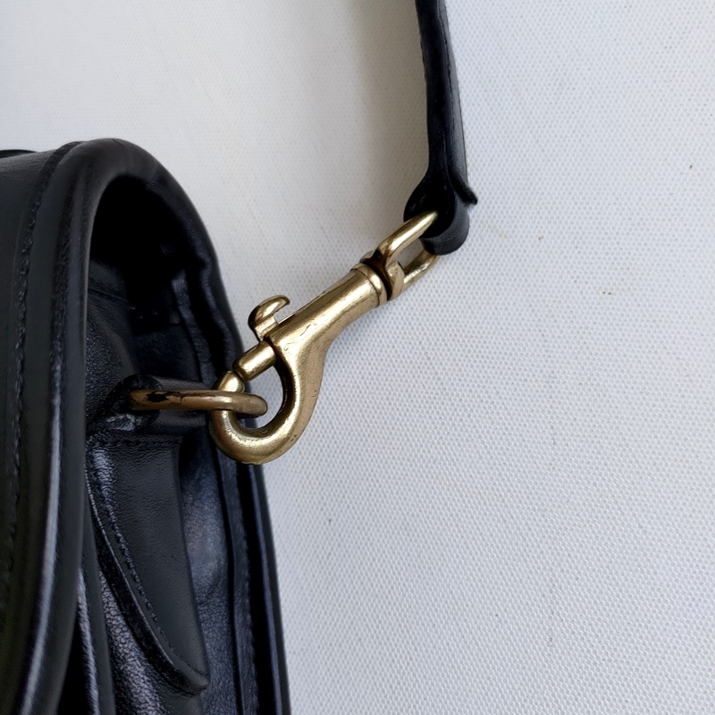 美製老品 #COACH 黑色梯形包 / 古典 / 老包 / VTG / 直男的小啞鈴-6
