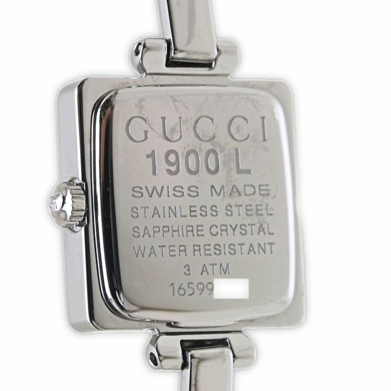GUCCI 手環手錶 YA019518 1900L 女款不鏽鋼 130426-5