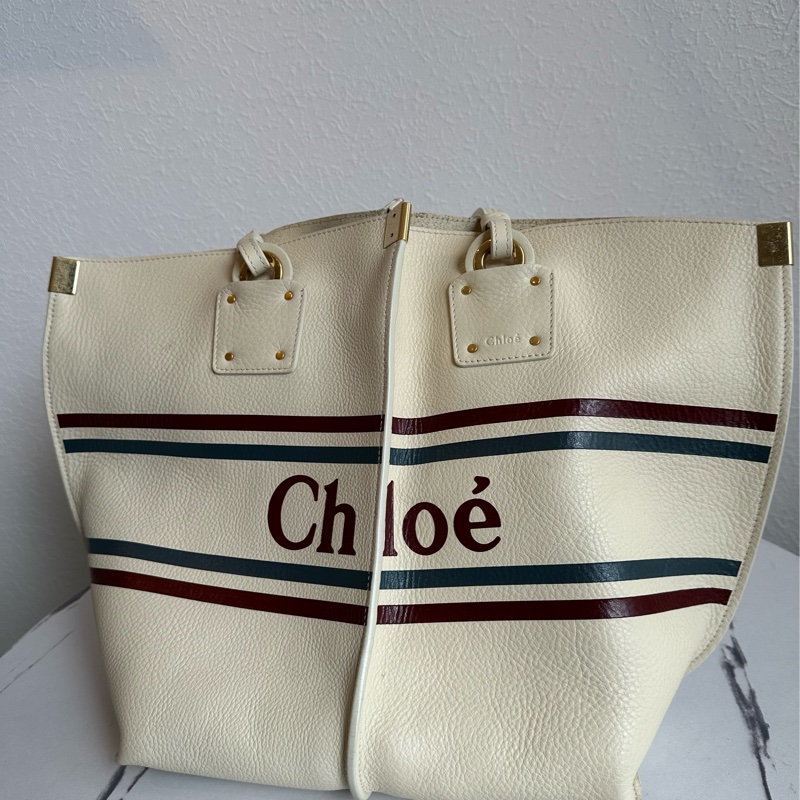 Chloe 托特全皮革 很好裝 很有型-1
