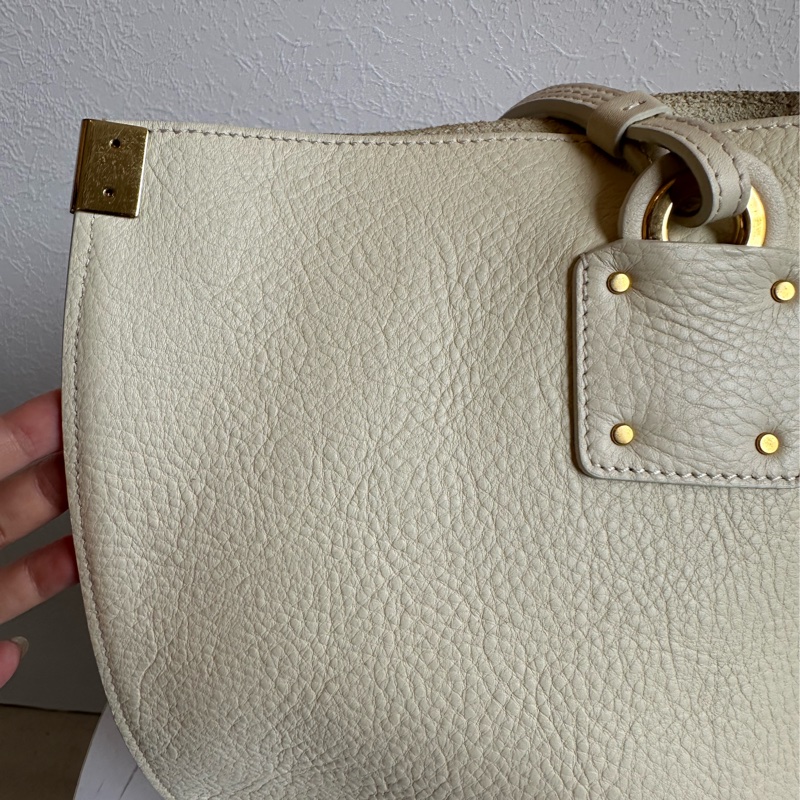 Chloe 托特全皮革 很好裝 很有型-7