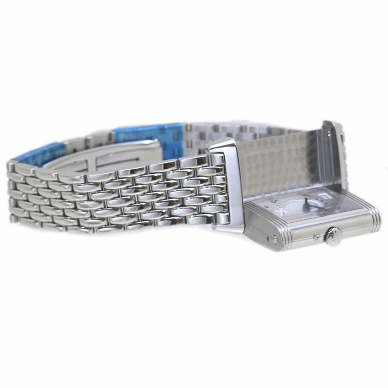 JAEGER-LECOULTRE Reverso 指針式日期顯示 Q273842A 270.840.362B 男士不鏽鋼手錶 40071-4
