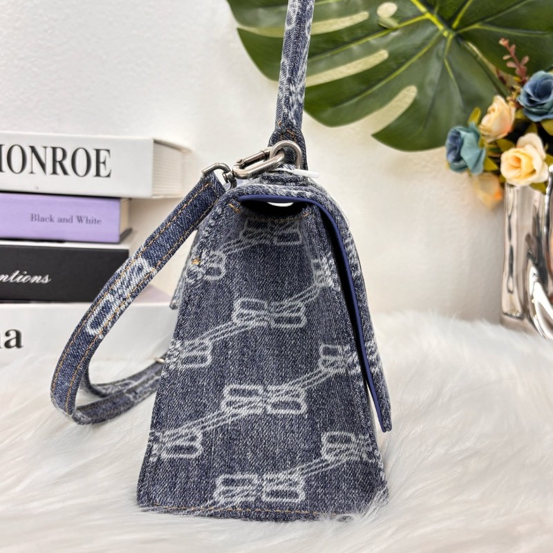 Balenciaga 牛仔沙漏包 BB 肩背包 斜背包-3