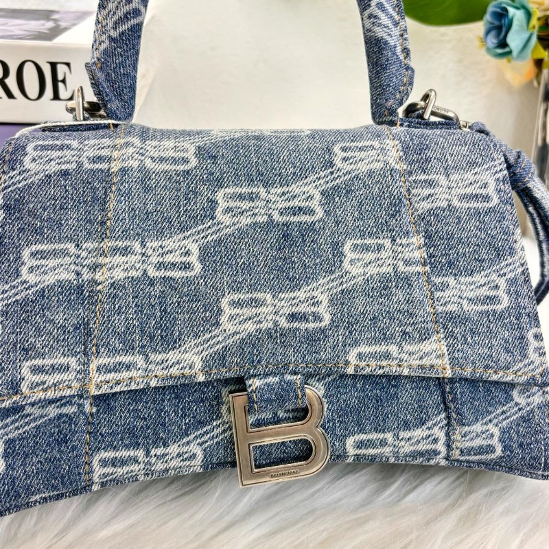 Balenciaga 牛仔沙漏包 BB 肩背包 斜背包-6