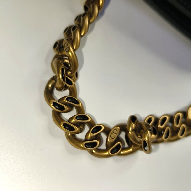 DIOR Diorama 小號 黑色 牛皮 藤格紋 鉚釘 盾牌包 單肩包 斜背包-15