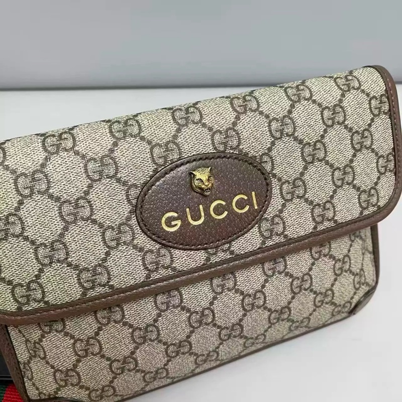 Gucci 老花虎頭腰包/胸包-2