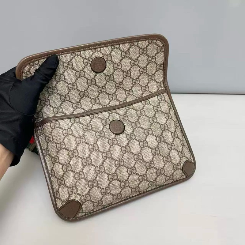 Gucci 老花虎頭腰包/胸包-3